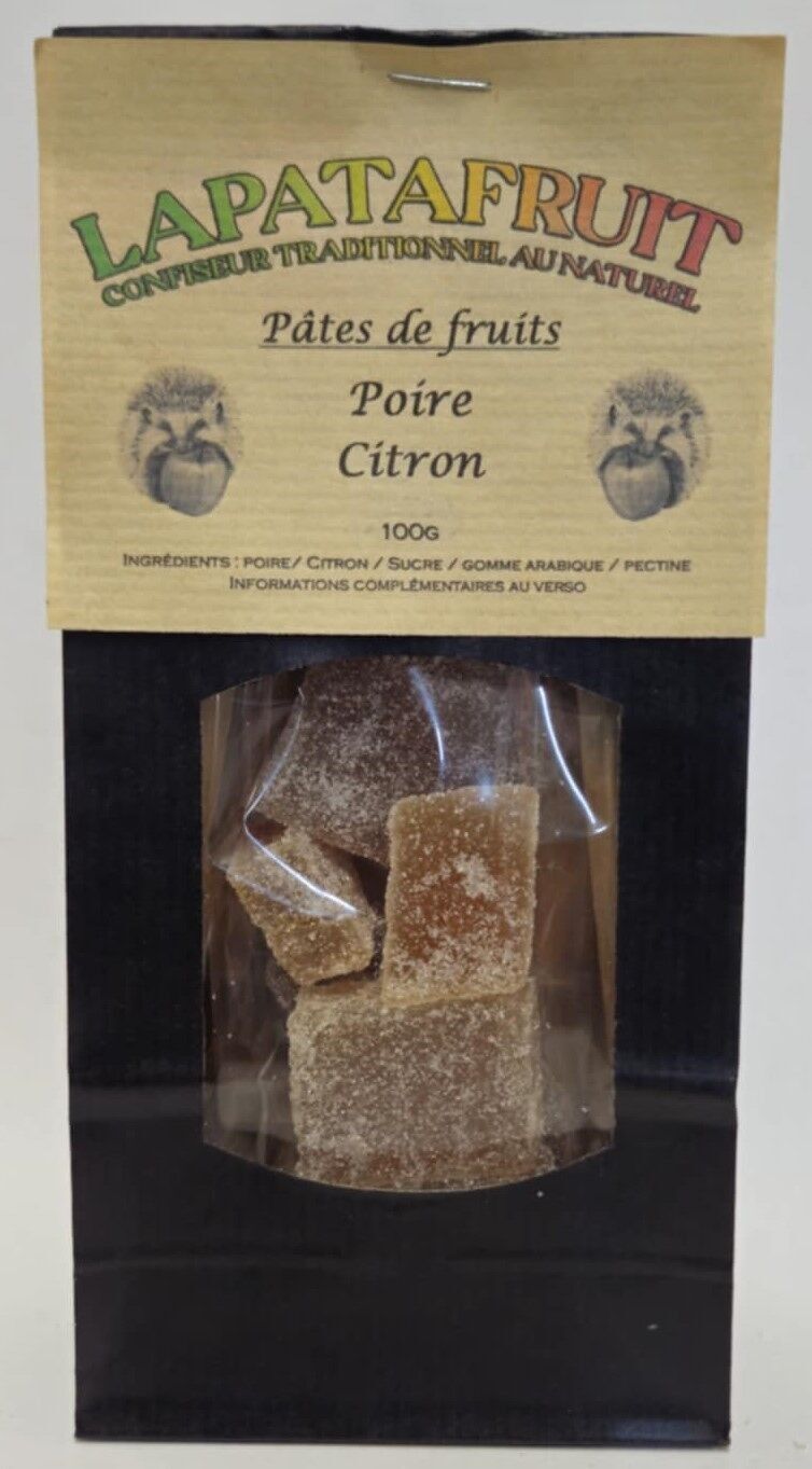 Gelatinas de frutas tradicionales - Pera Limón