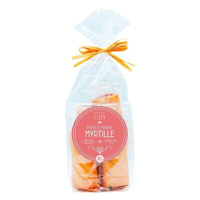 Galletas de mantequilla rellenas de arándanos