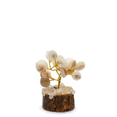 Piccoli Alberi di Pietre Gomati con Rudraksha (15 pietre)