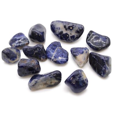 Pietre africane medie - Sodalite - Blu puro