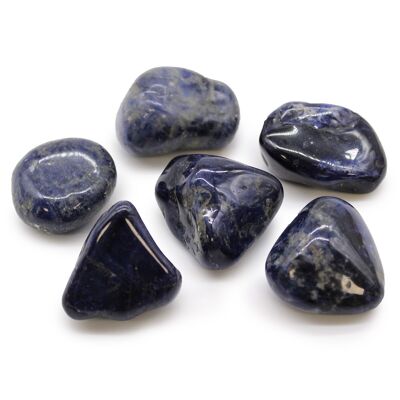 Piedras africanas grandes - Sodalita - Azul puro