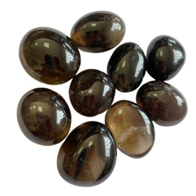 L Tumble Stone - Quartz fumé irradié