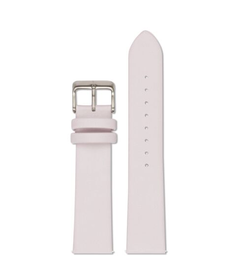 Light grey with brushed silver buckle | 20mm