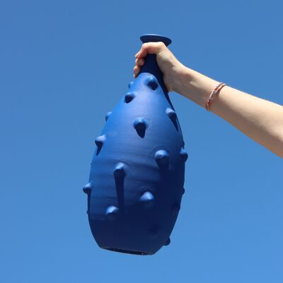 Timgad Vase - Matte Blue
