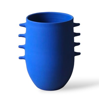 Jarrón Banasa - Azul Mate