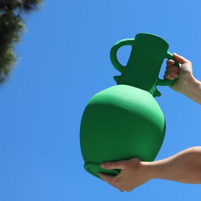 Jarrón Zilil - Verde mate