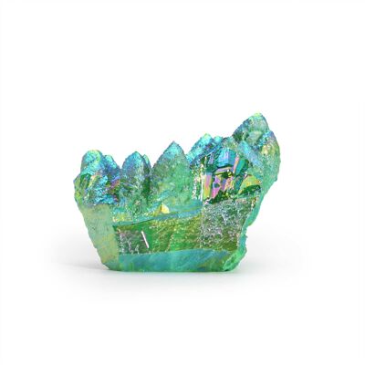Quarzo naturale medio - Aura dell'angelo verde (circa 100-150 g 7-10 cm)