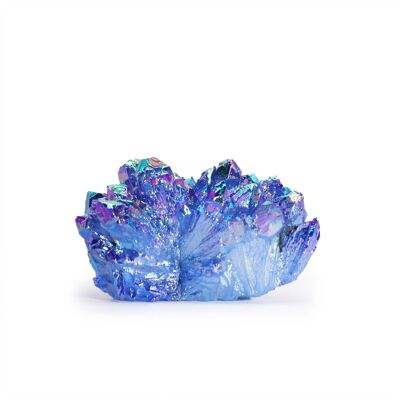Quarzo naturale medio - Aura dell'angelo blu (circa 100-150 g 7-10 cm)