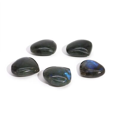 Pietre Labradorite del Madagascar - Cuore (circa 17-31 g 30-40 mm)