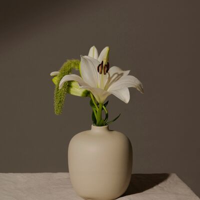 Blanc 05 - Vase en céramique - Décoration intérieure - Cadeau