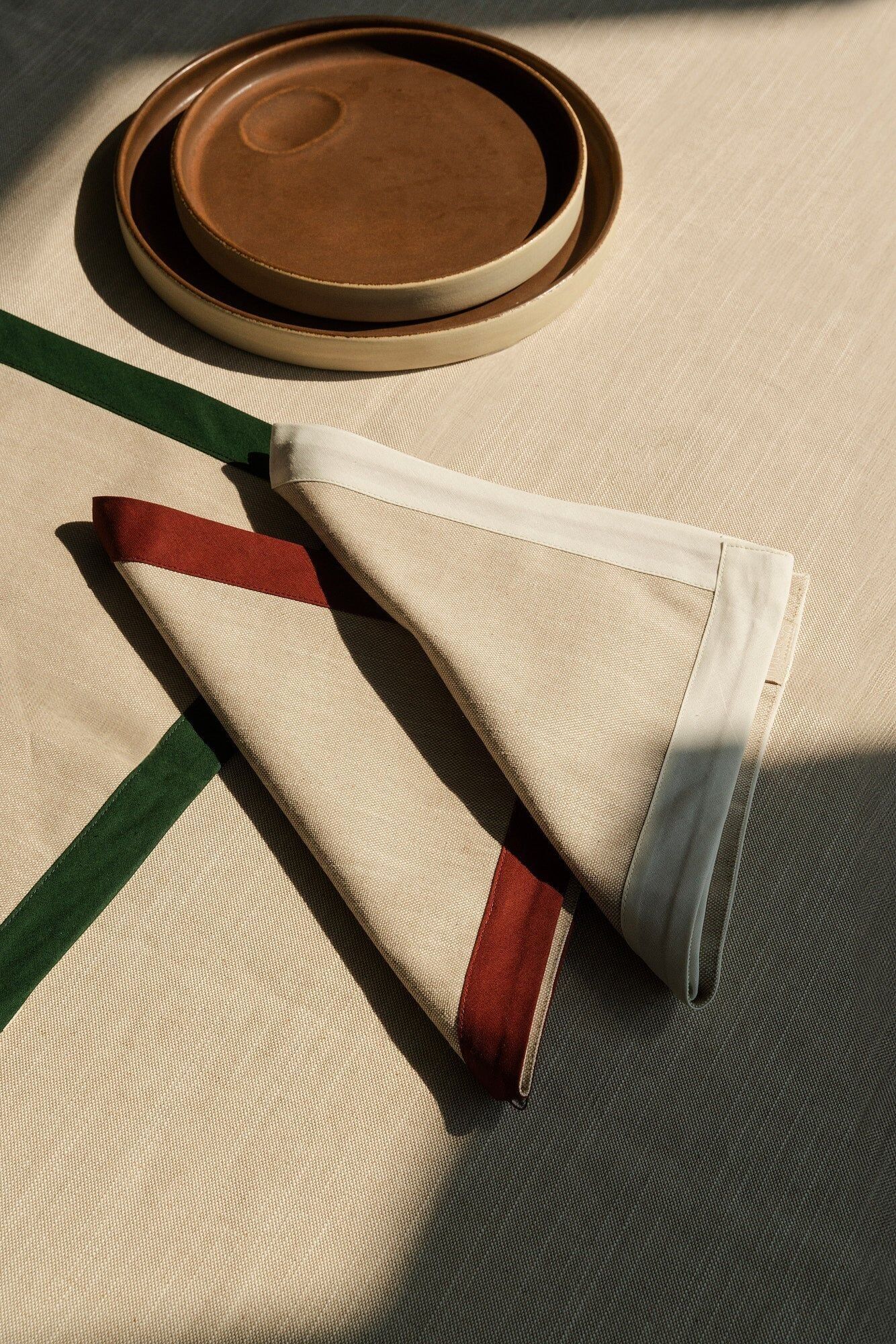 Bordüren-Serviette - Wohndeko