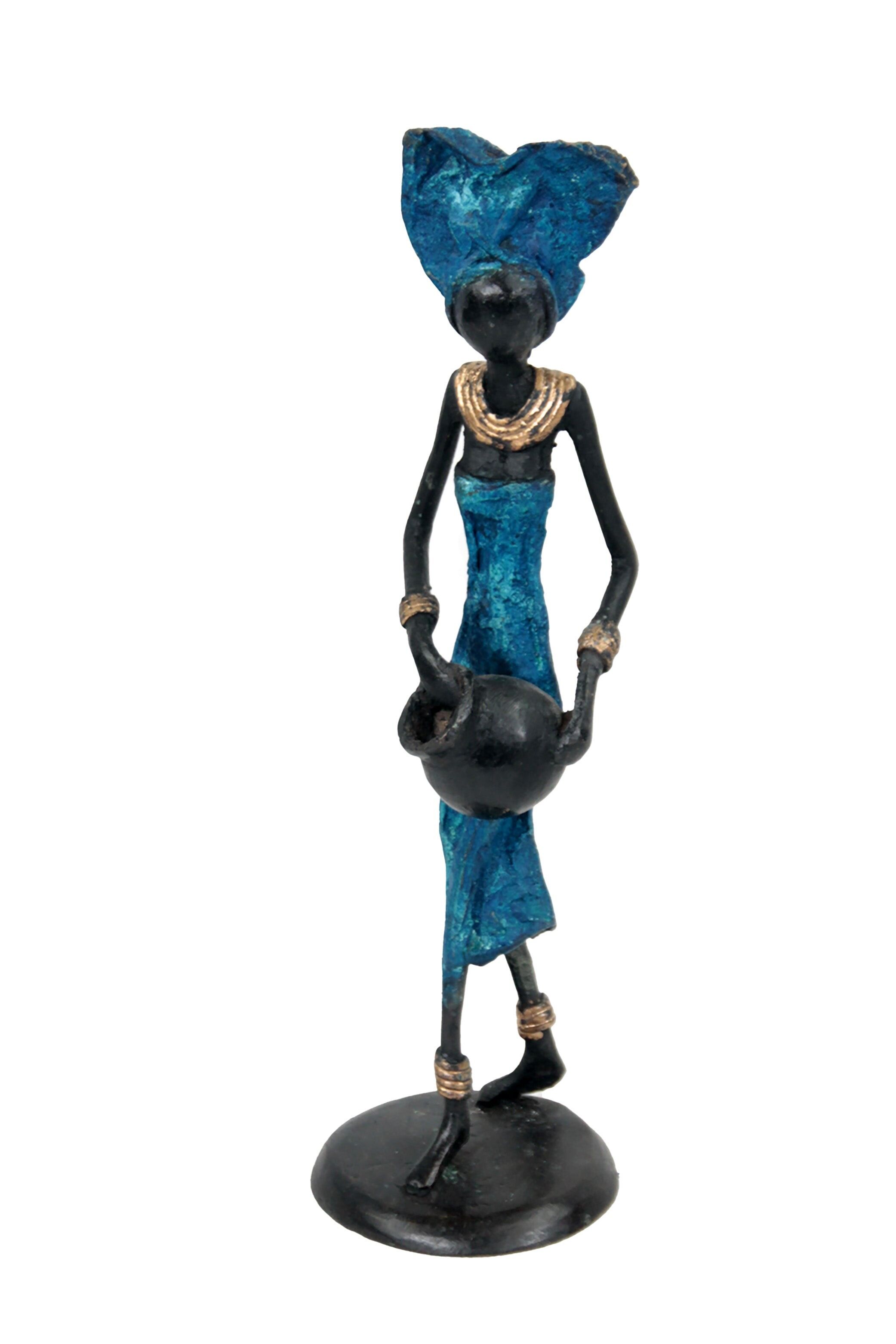 Bronzo 25 cm blu n°6