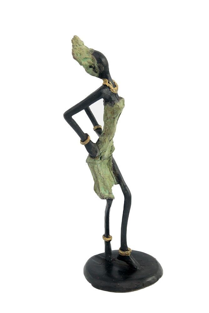 Bronze 25 cm green n°10