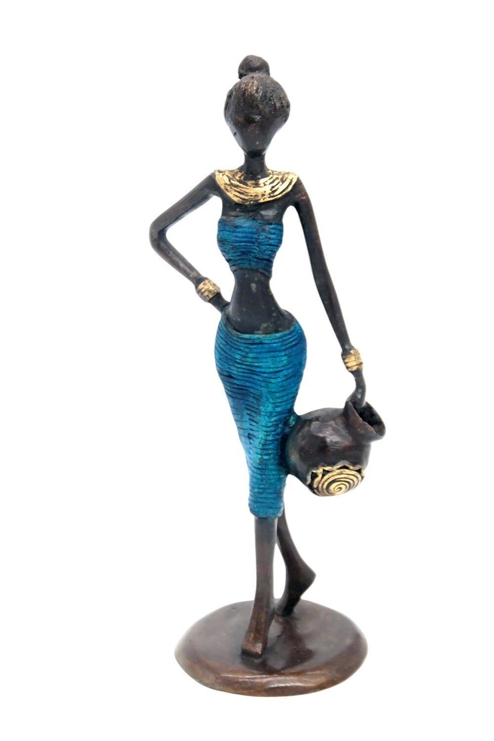 Bronzo Ibrahim Dermé 25 cm blu n°6