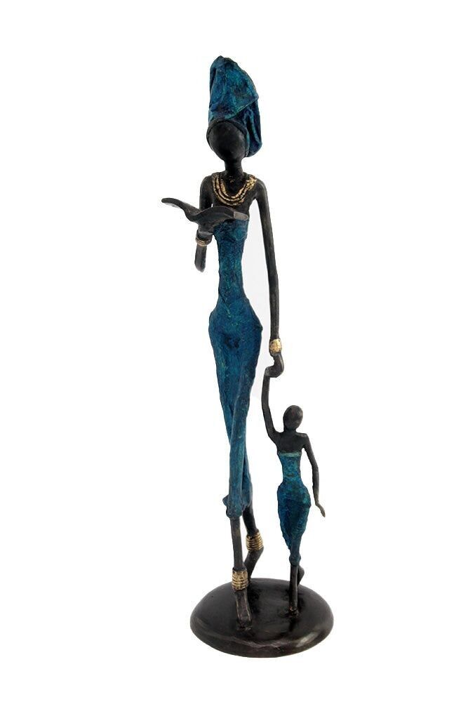 Bronzo 35 cm blu n°13