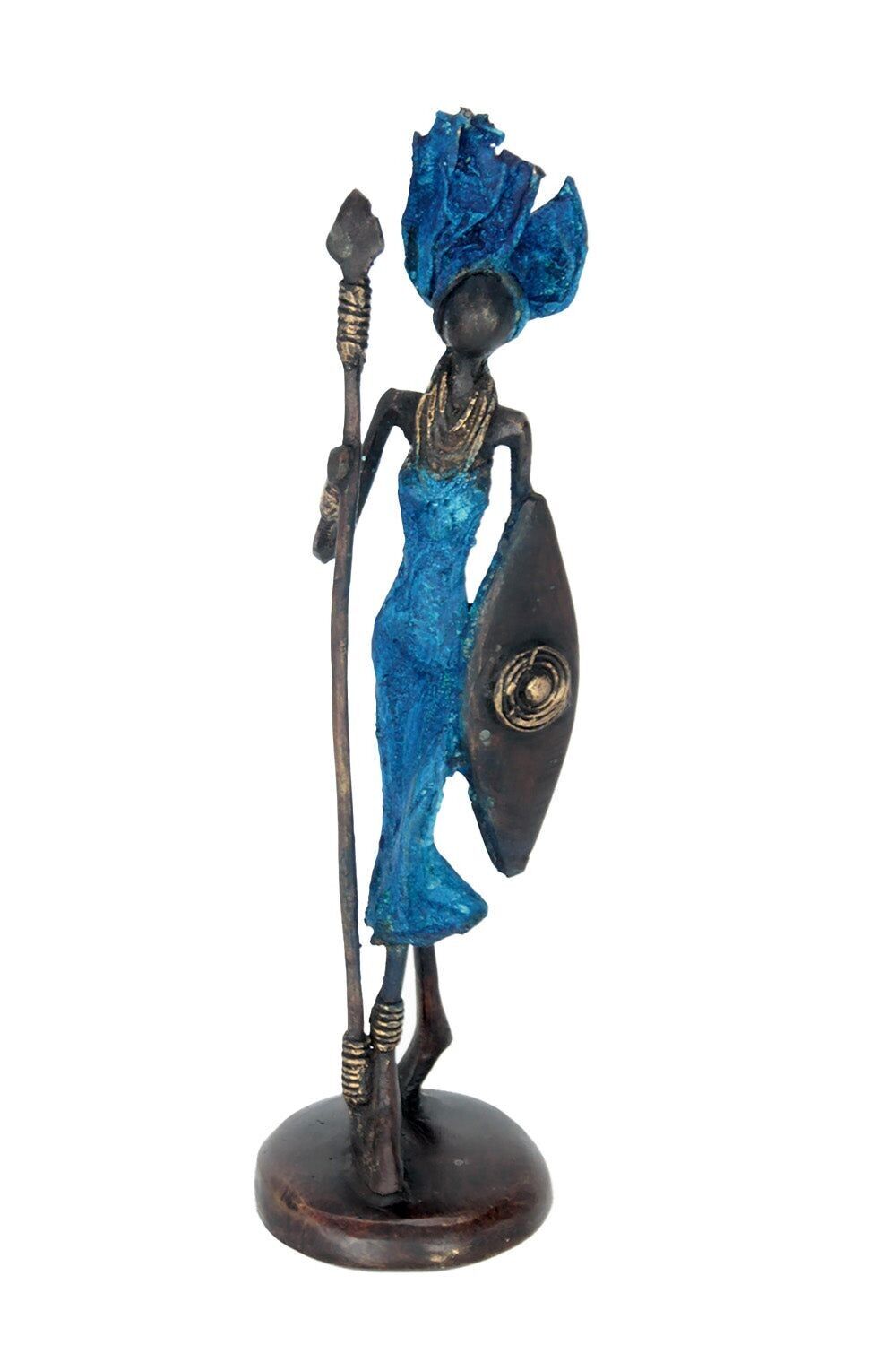 Bronzo 25 cm blu n°21