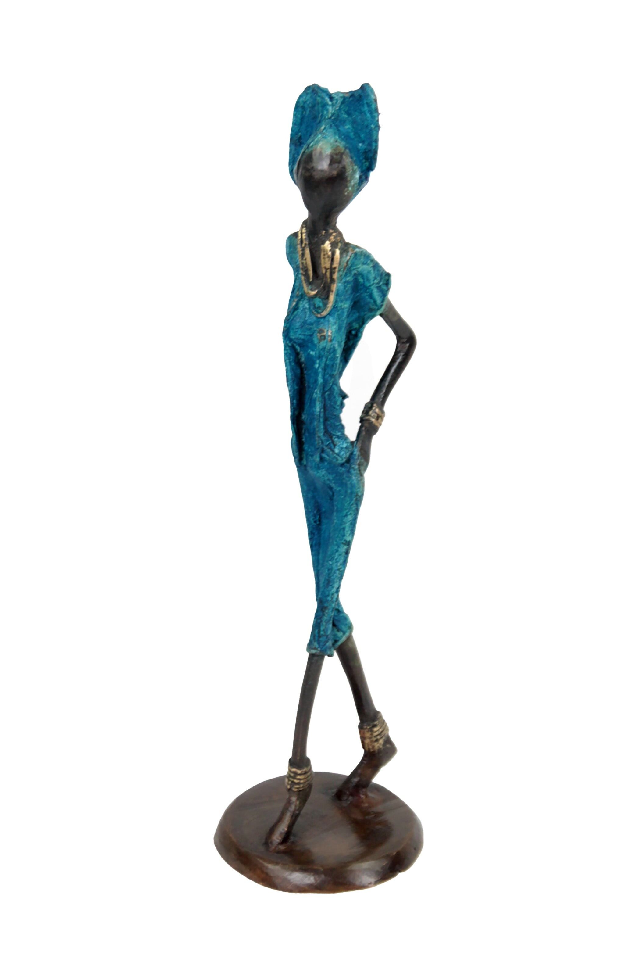 Bronzo 25 cm blu n°19