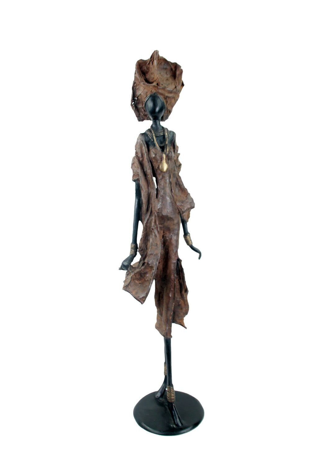 Bronzo Issouf 70 cm marrone n°3