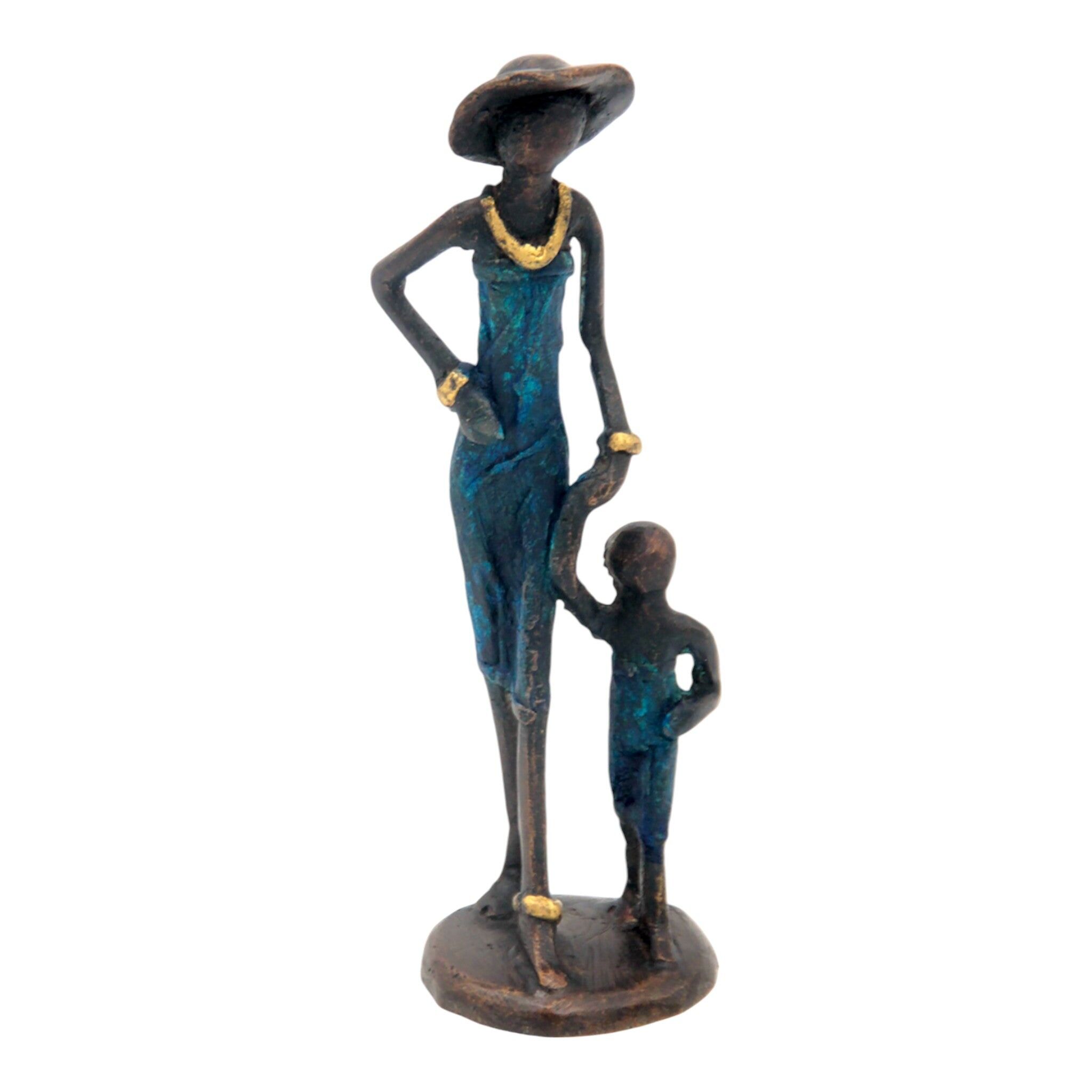 Bronzo 15 cm blu n°9