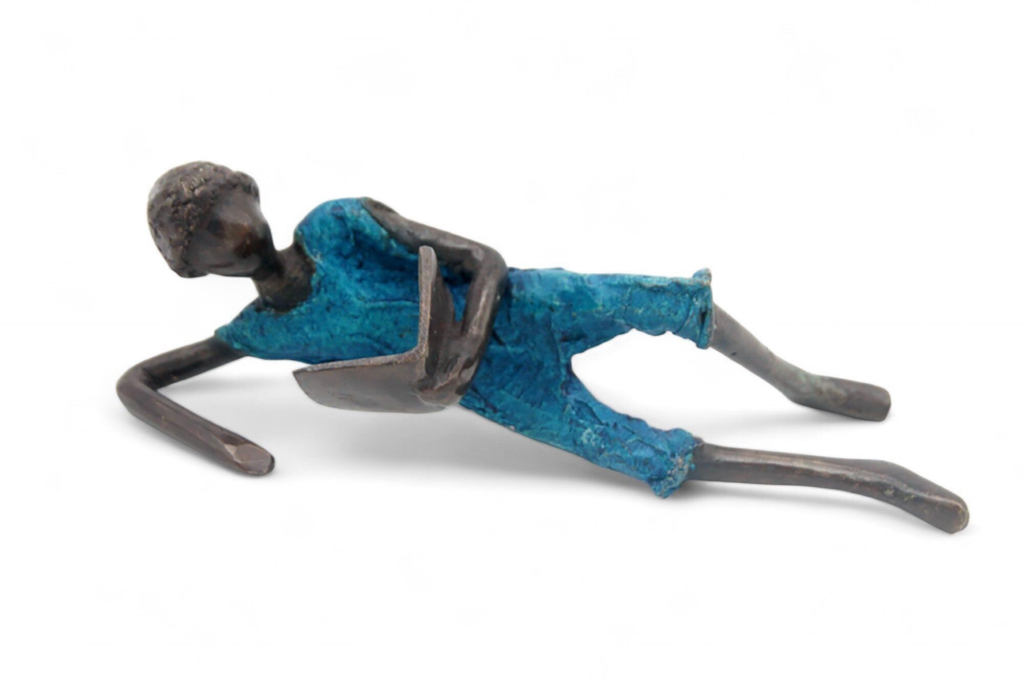 Bronzo allungato 20 cm blu n°12