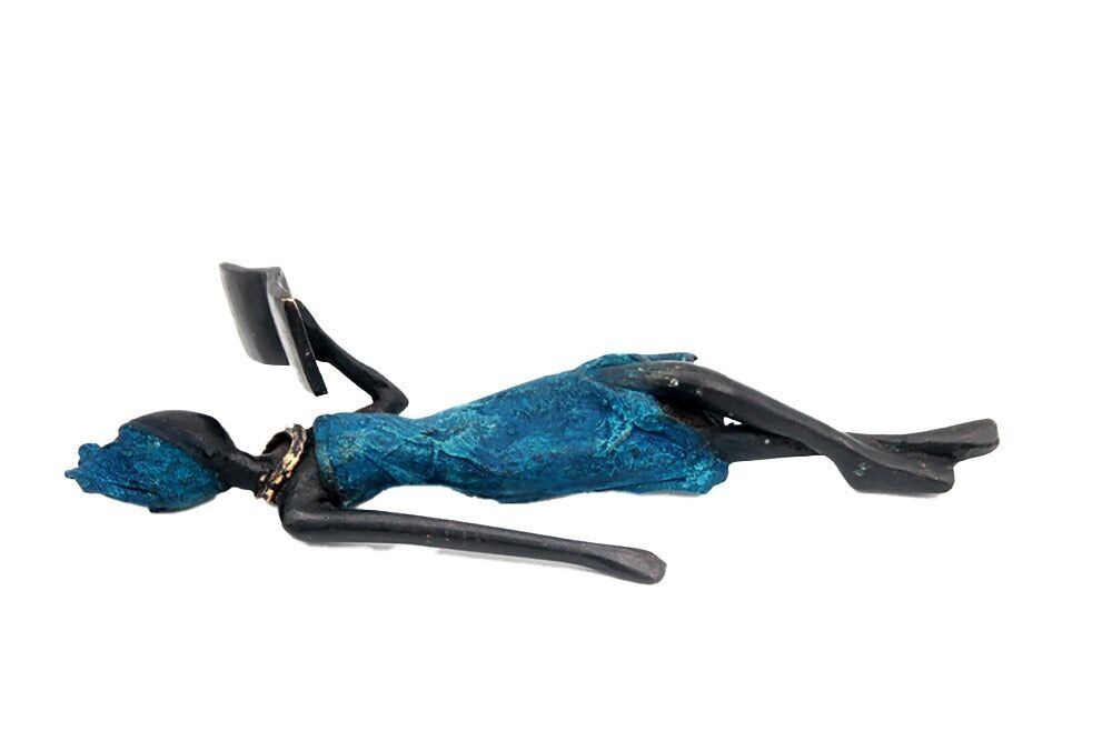 Bronzo allungato 20 cm blu n°9