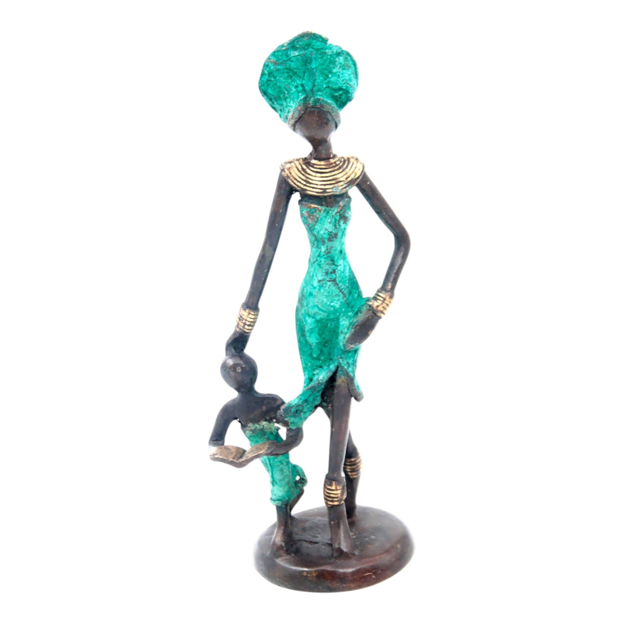 Bronze 20 cm green n°4