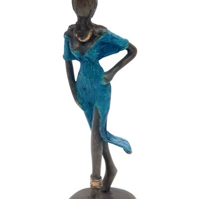 Bronzo 20 cm blu n°3