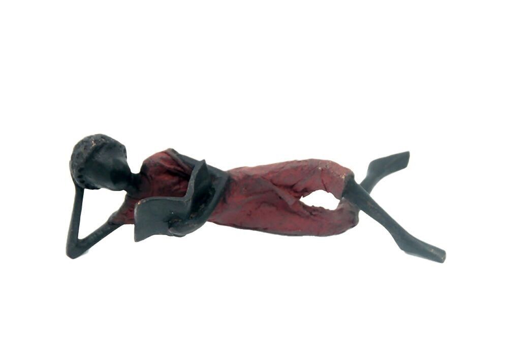 Längliche Bronze 20 cm rot Nr. 11