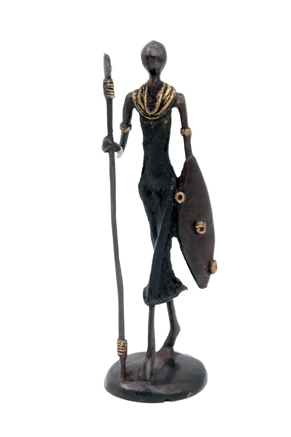 Bronze 25 cm schwarz Nr. 6