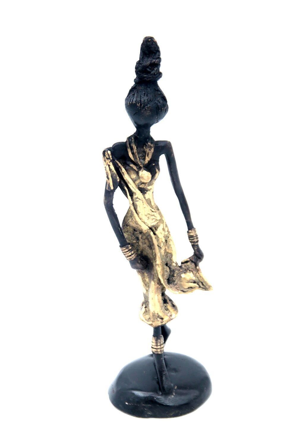 Bronze 20 cm vergoldet Nr. 4