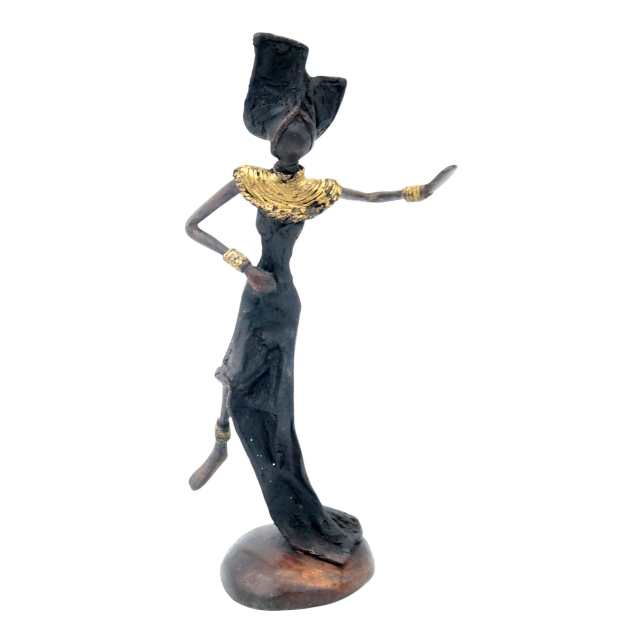 Bronze 20 cm schwarz Nr. 11