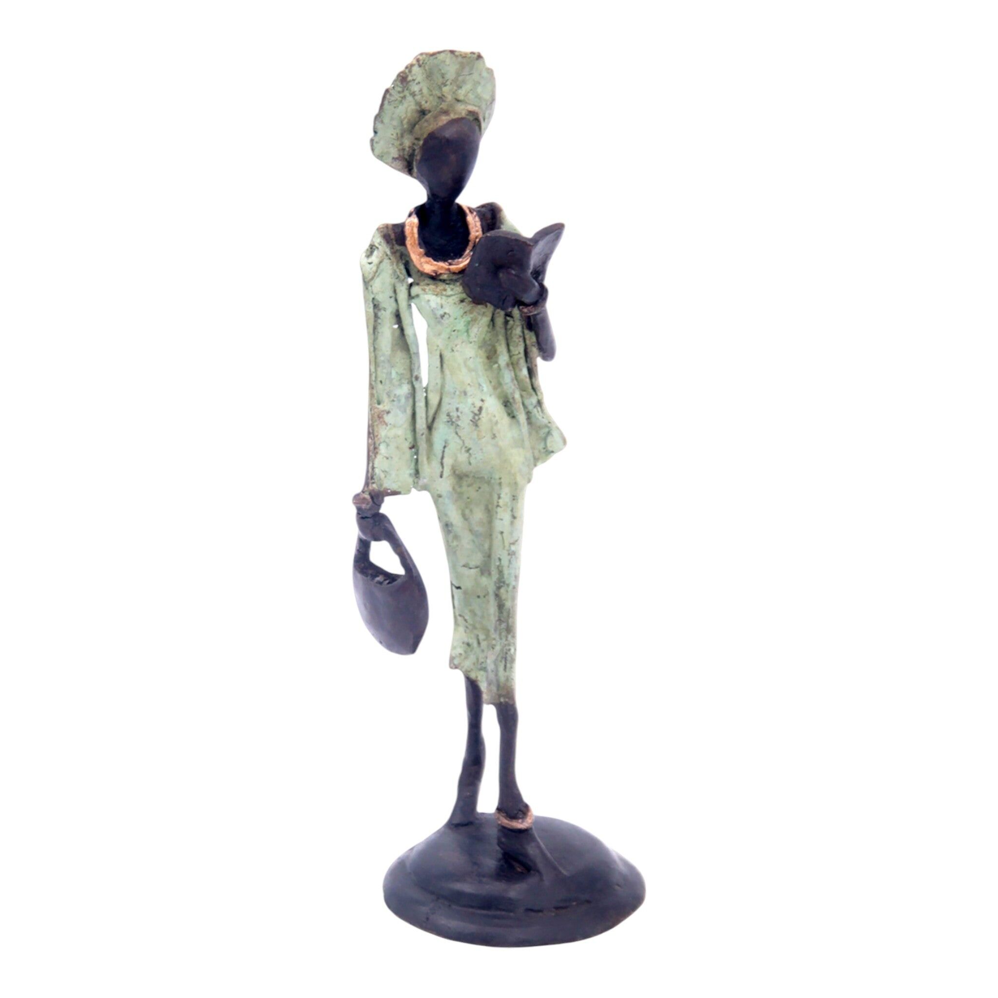 Bronze 20 cm vert n°11