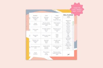 Weekly Meal Planner 2