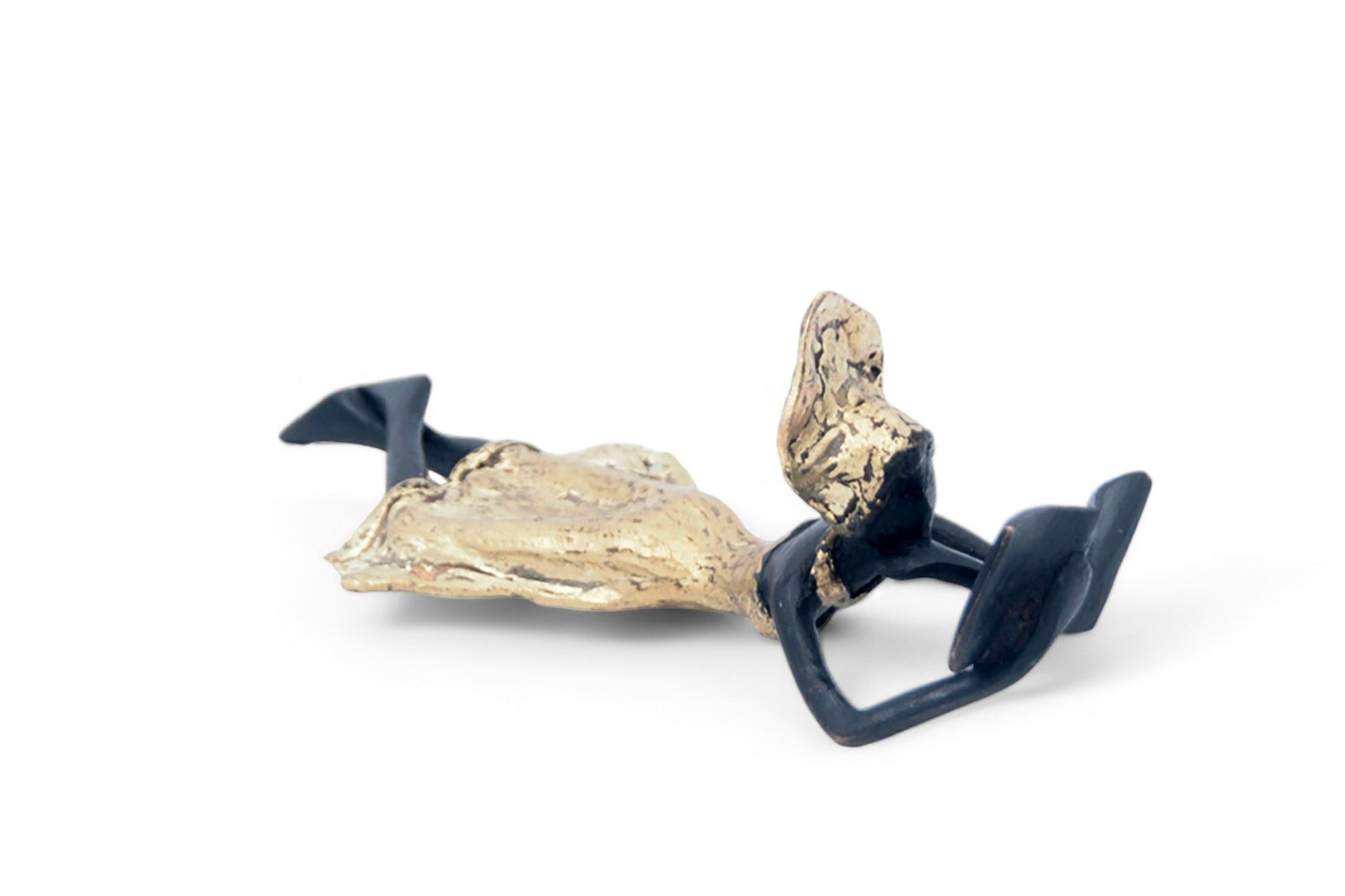 Bronzo allungato 20 cm dorato n°5