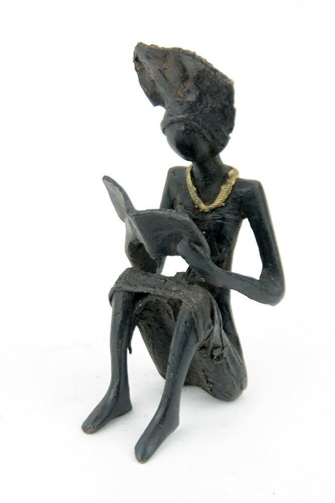 Seduto bronzo 25 cm nero n°9