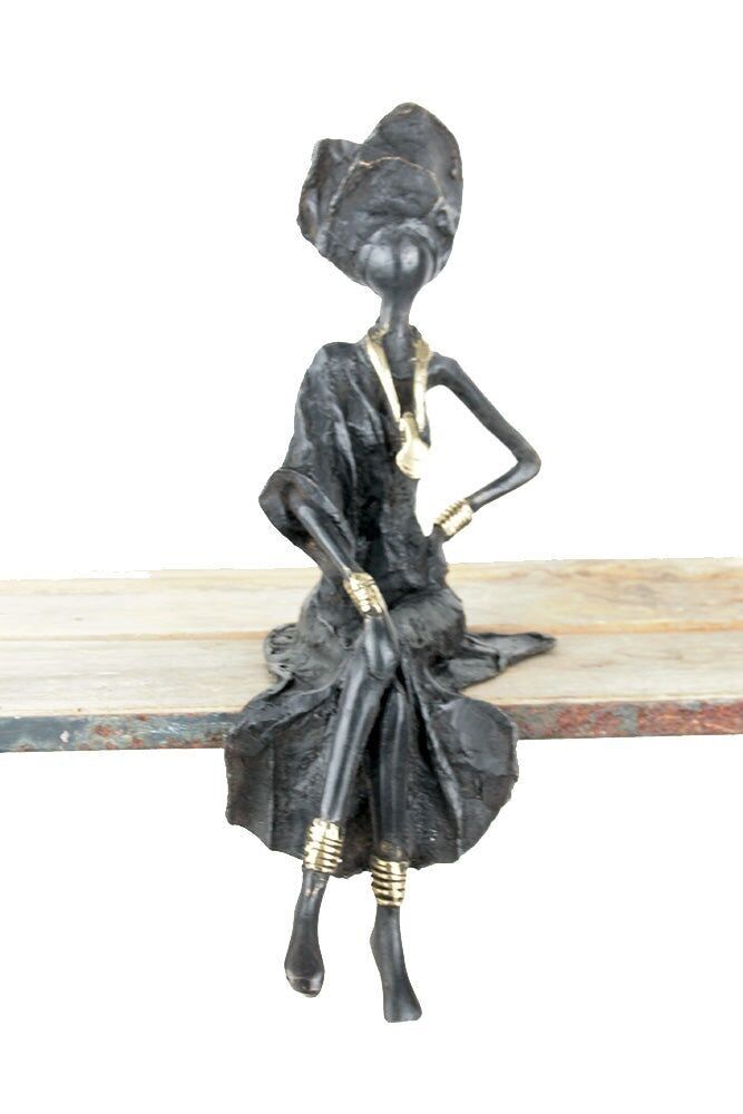 Seated bronze 35 cm black n°5