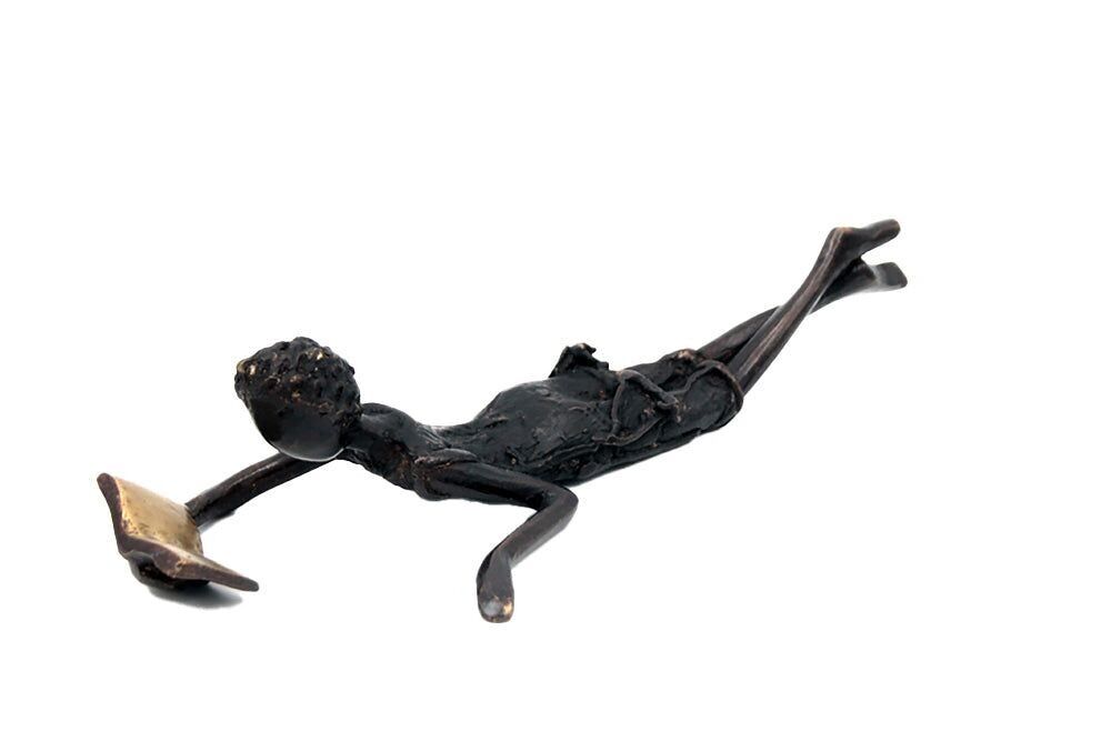 Längliche Bronze 20 cm schwarz Nr. 10