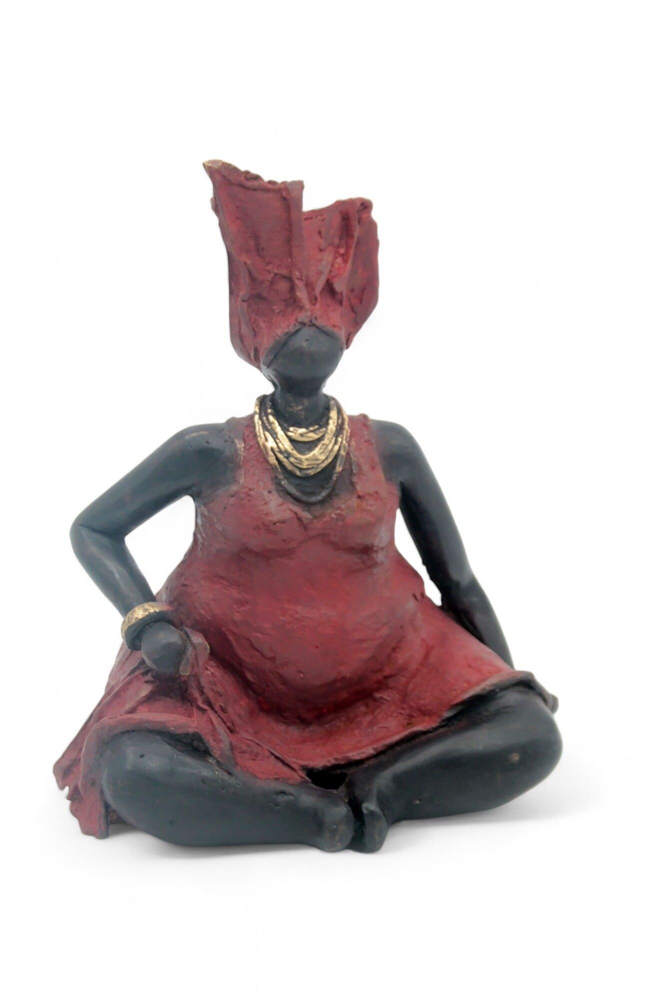 Bronzo Big Mama 20 cm rosso n°2