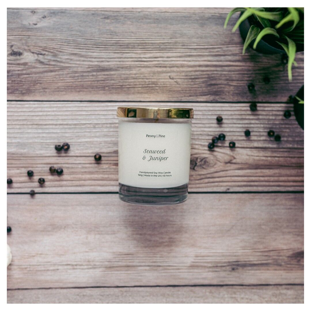 Seaweed & Juniper Candle - 45hr Burn