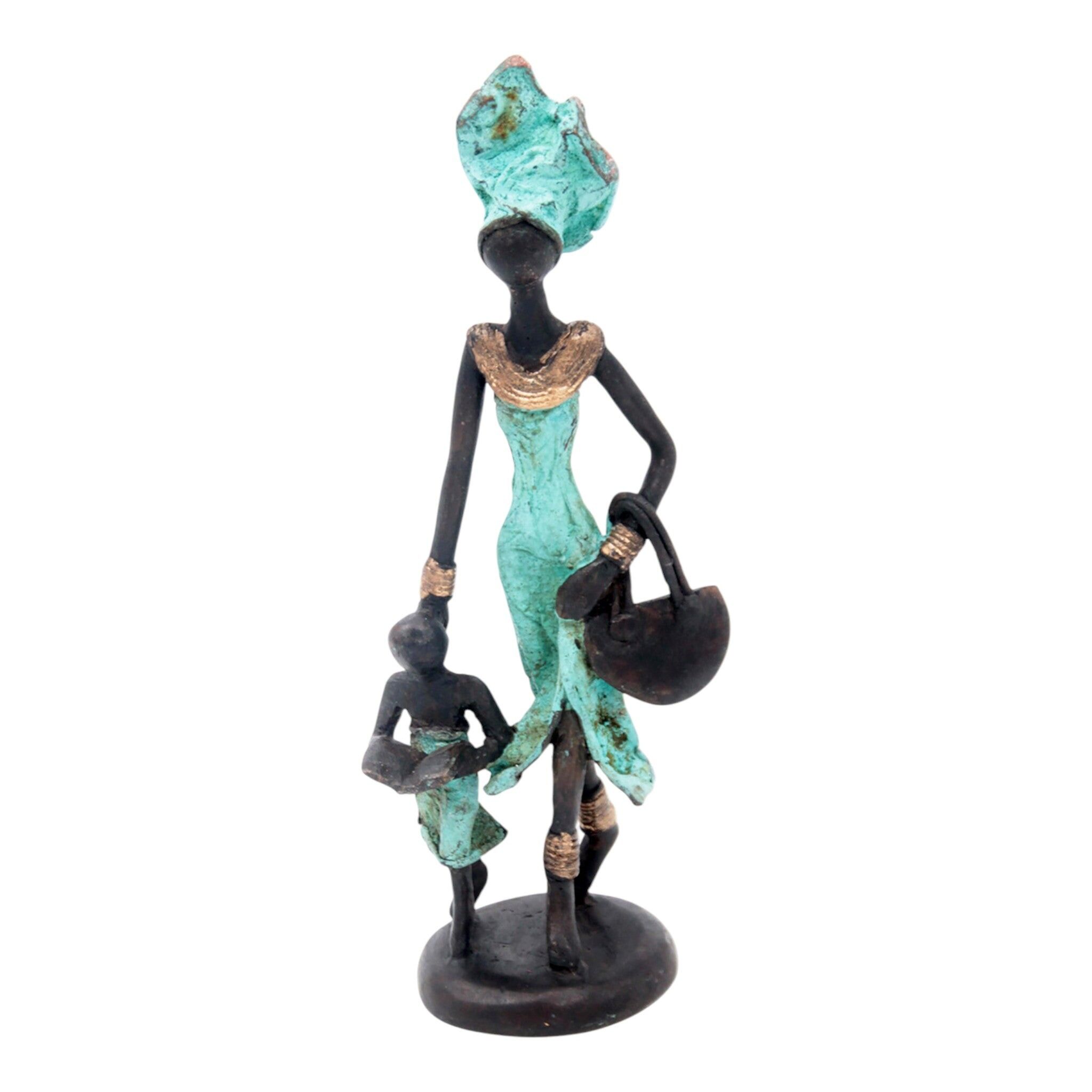 Bronzo 20 cm turchese n°4