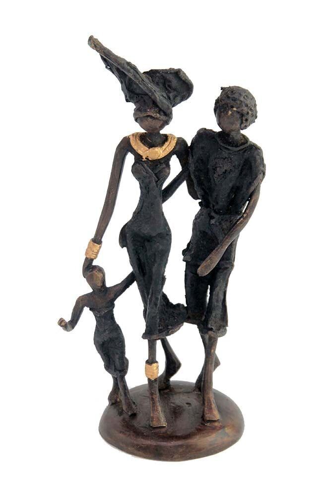 Coppia in bronzo 20 cm nero n°2