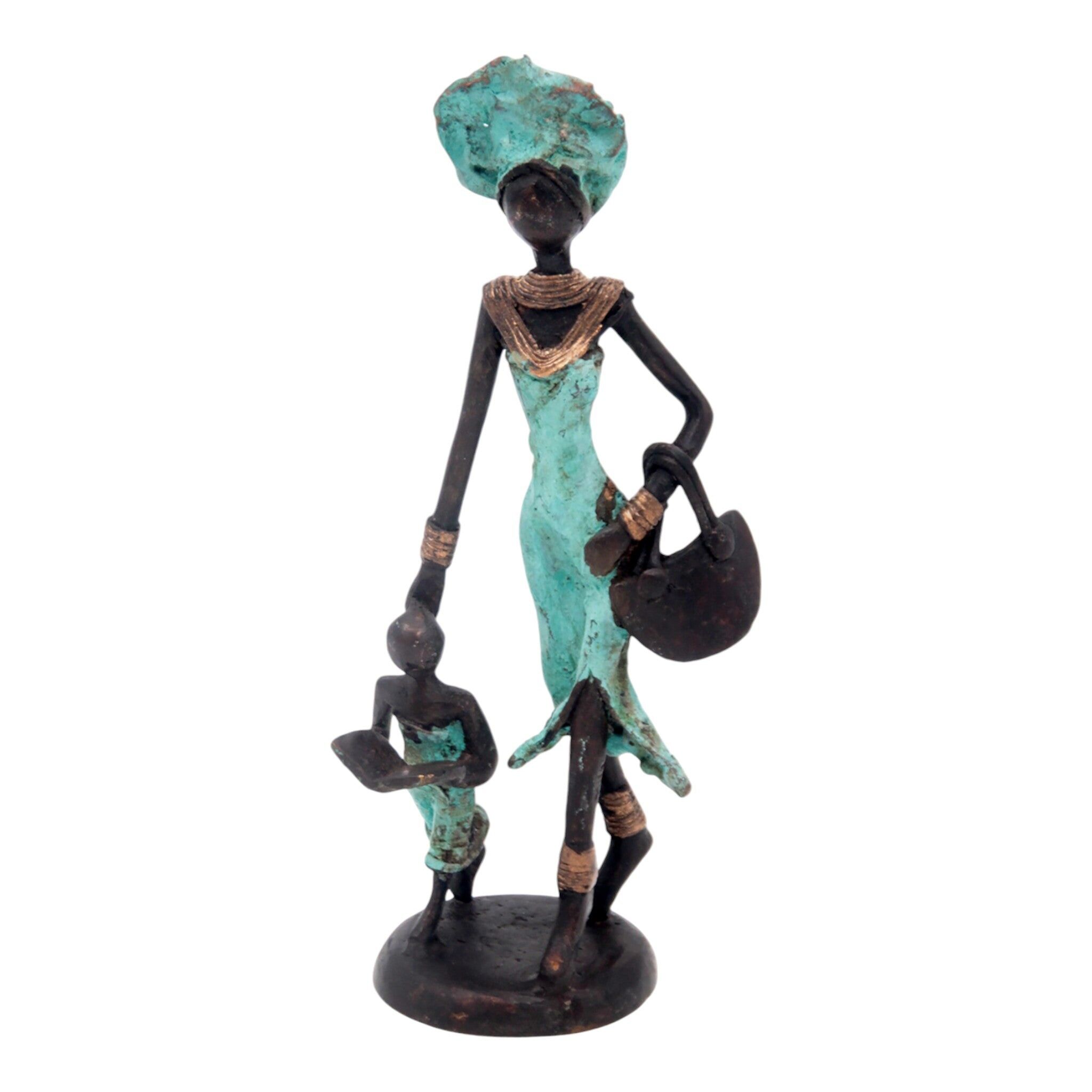 Bronzo 20 cm turchese n°16