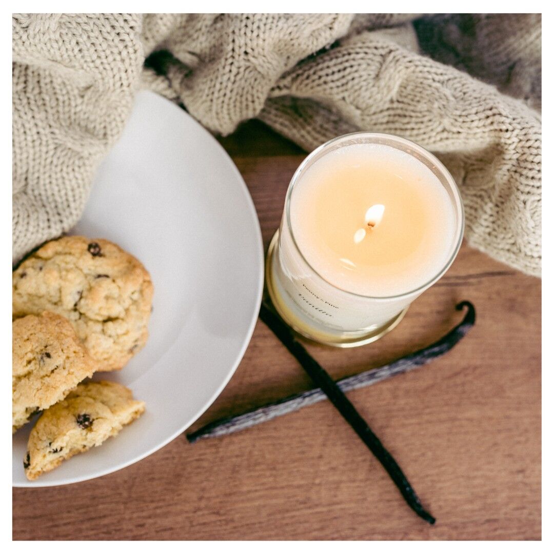 Cera di soia per candele alla vaniglia - 120 ore di combustione