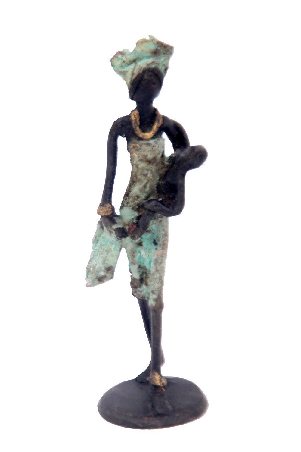 Bronze 15 cm turquoise n°3
