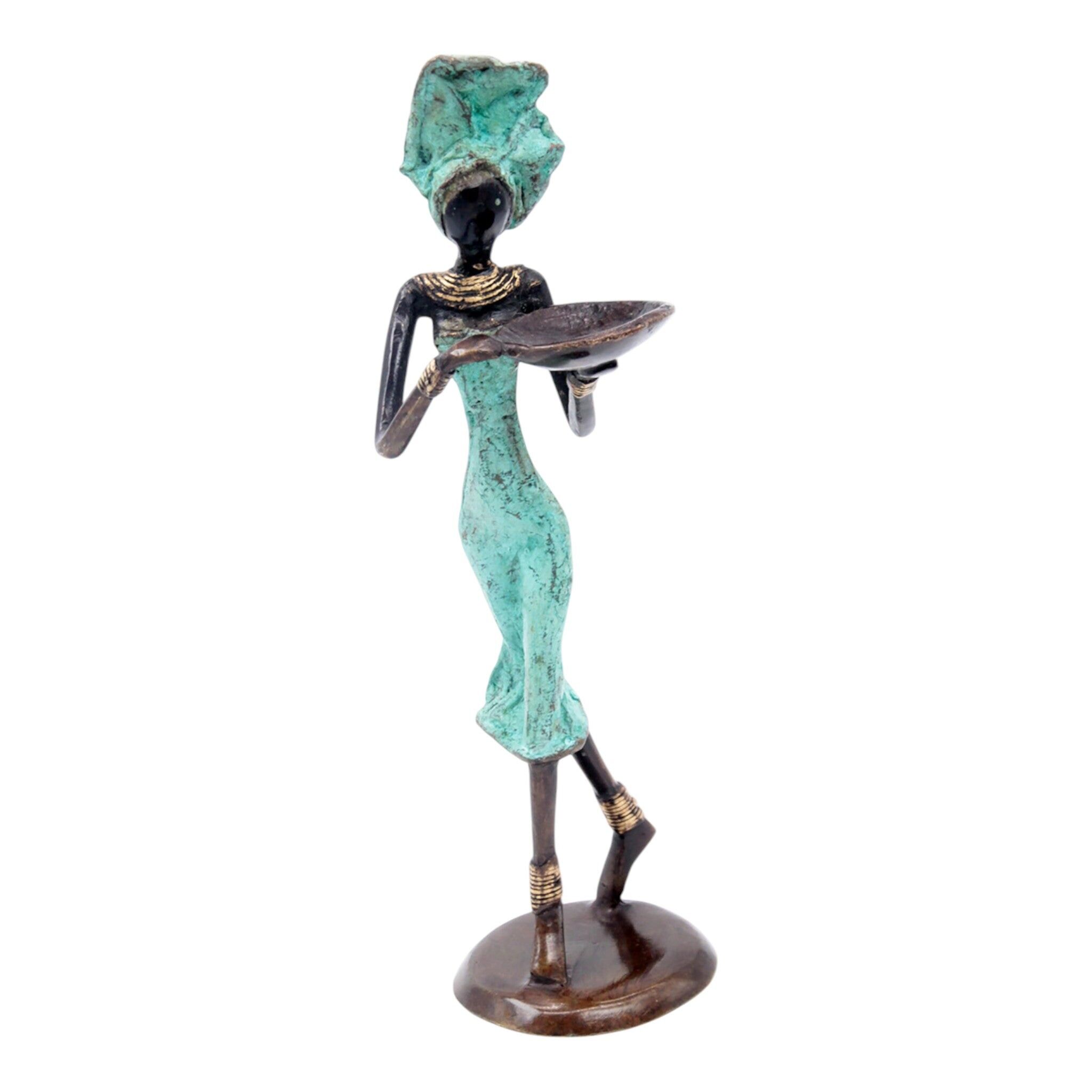 Bronzo 25 cm turchese n°8