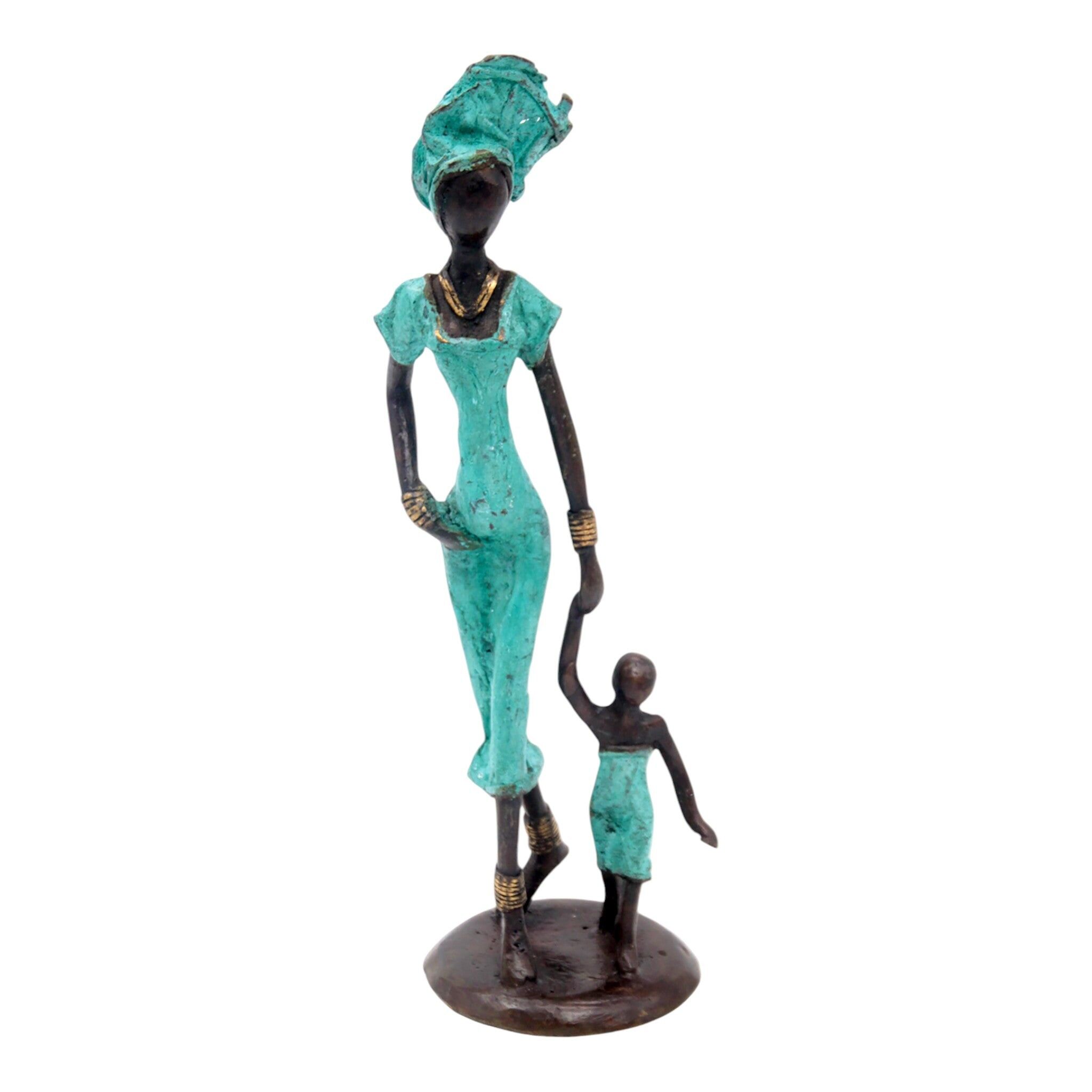 Bronze 25 cm Türkis Nr. 9