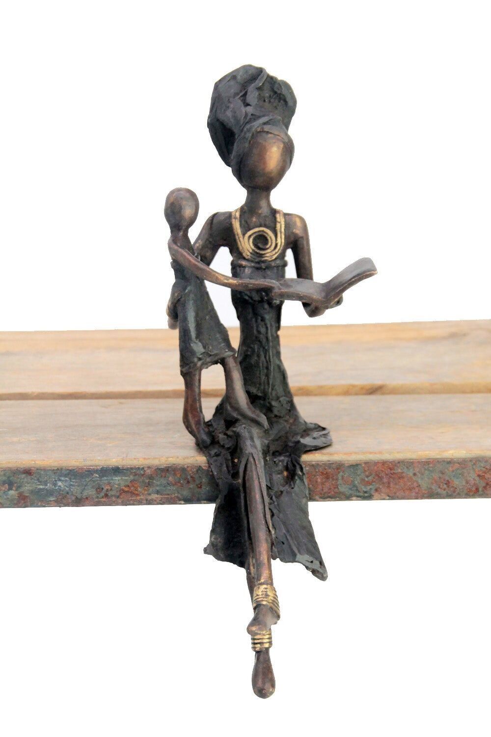 Seduto bronzo 25 cm nero n°21