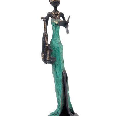 Bronze 35 cm bleu n°19