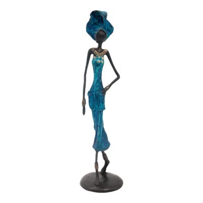 Bronce 35 cm azul n°22