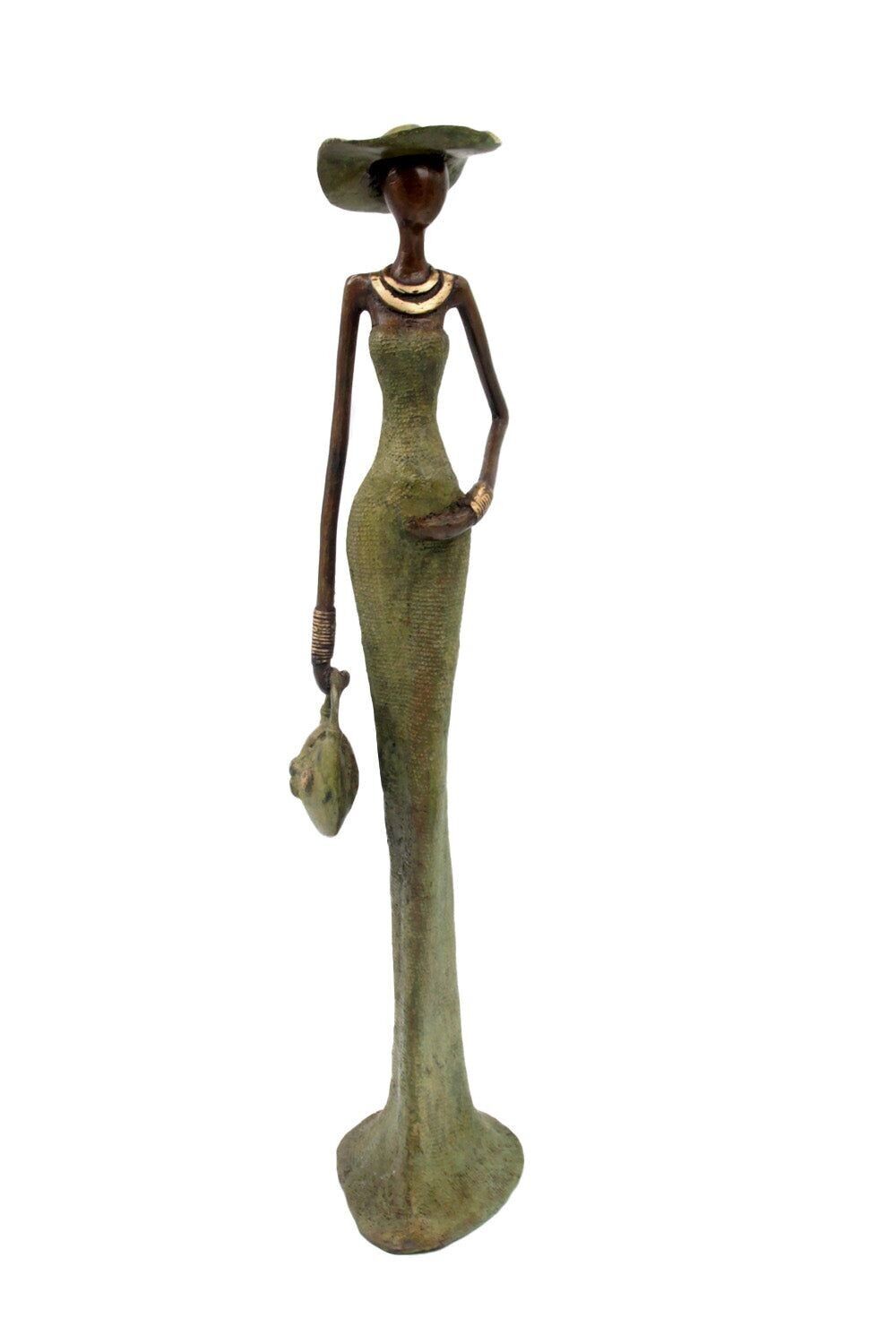 Bronzo Issouf 55 cm verde n°4